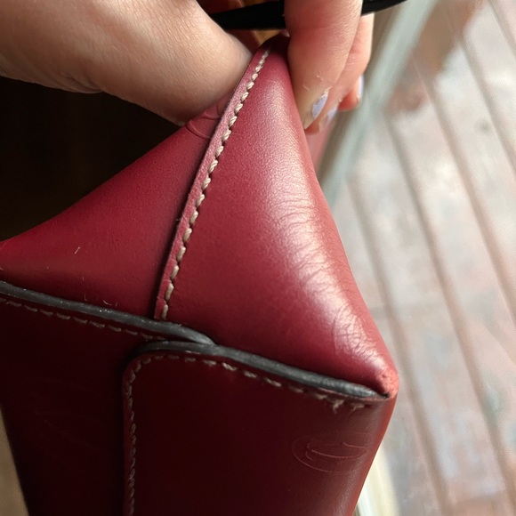 CARTIER Happy Birthday Bordeaux Red  Leather tote with suade  interior - Picture 10 of 11